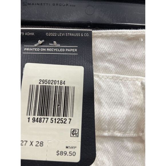 Levi's Women's 501 High Rise Skinny Jeans - Cloud Over 27 - Picture 5 of 7